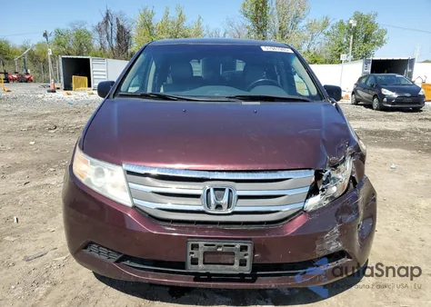 2012 Honda Odyssey Exl from USA, damaged, VIN 5FNRL5H62CB038808